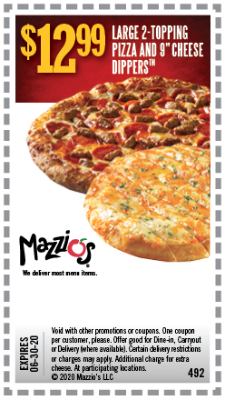 Mazzio's | Get Ready For Great Deals With Our Selection of Coupons